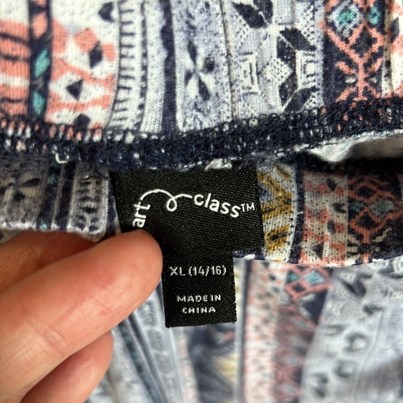 Boho Straight Leg Pants ART CLASS Juniors Size XL (14/16) - Picture 5 of 5